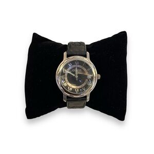 Vintage Unisex GUESS Black Leather Watch